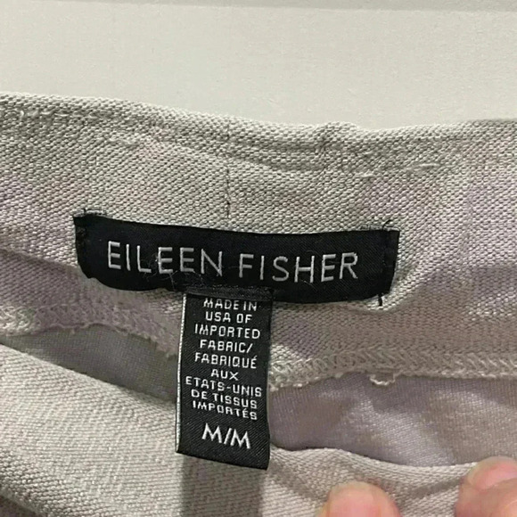 EILEEN FISHER ELEGANT GREY PANTS / LEGGINGS SIZE MEDIUM DATE WORK CASUAL - Picture 2 of 3